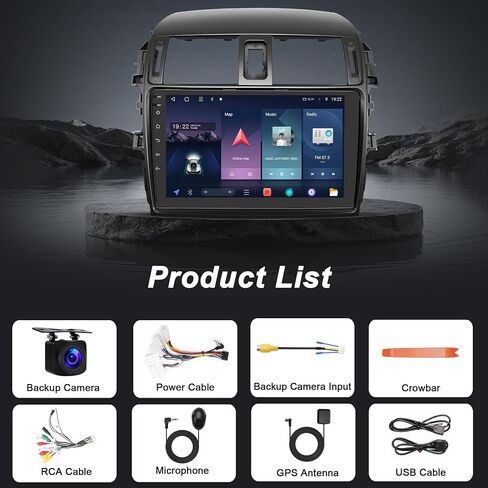 4GB RAM & 64GB ROM Plug & Play for Toyota Corolla Radio 2009-2013 in Saudi Arabia