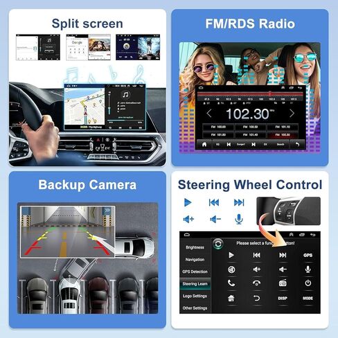7-inch Car Radio for Ford Ranger 1998 1999 2000 2001 2002 2004 2005 2006 [2+32G] with Wireless Carplay Android Auto Bluetooth Touchscreen Stereo GPS Navigation SWC FM/RDS in Kuwait