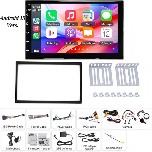 7-inch Car Radio for Ford Ranger 1998 1999 2000 2001 2002 2004 2005 2006 [2+32G] with Wireless Carplay Android Auto Bluetooth Touchscreen Stereo GPS Navigation SWC FM/RDS in Kuwait