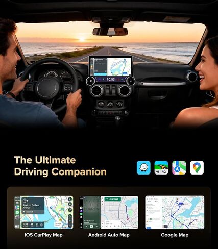 11.5" CarPlay Radio for Jeep Wrangler JK 07-18 & Ram 09-12 in Kuwait