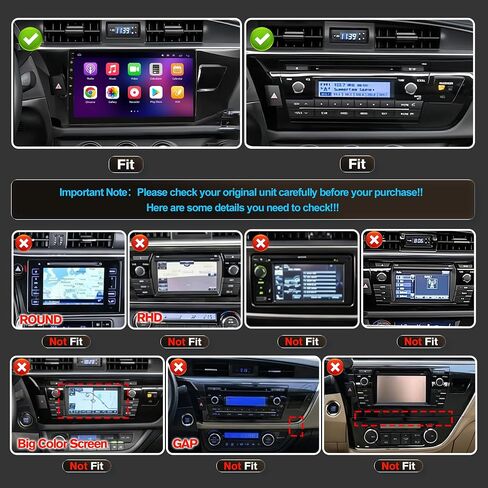 10.1 Inch Car Radio Stereo for Toyota Corolla 2014 2015 2016 in Kuwait