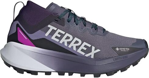 adidas Womens Terrex Agravic GTX Trail Running Sneakers Shoes - Purple in Kuwait