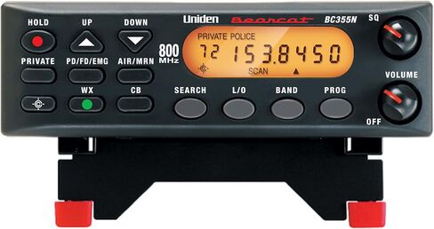 Uniden BC355N 300-Channel Base/Mobile Scanner, Close Call Capture, Pre-programmed Search Bands, NOAA Weather, Aviation, Marine, Railroad, NASCAR, and 'Non-digital' emergency services in Kuwait