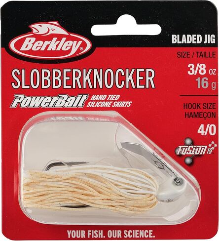 Berkley SlobberKnocker Fishing Jig,White, 3/8 oz in Kuwait