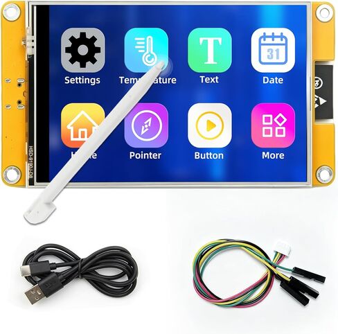 4.0'' ESP32 Display, 320x480 Touch Screen Display with WiFi BT, ST7796U TFT LCD Display for Arduino IoT IDE in Kuwait