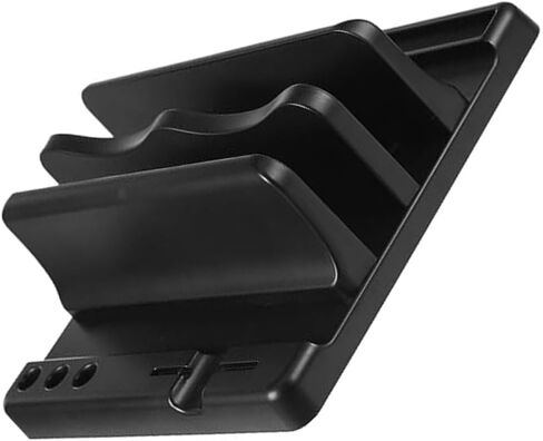 Vertical Laptop Stand with Adjustable Dock Book Organizer for Desk Desktop Holder for Reading Efficient Space Management Polished Surface Design in Kuwait