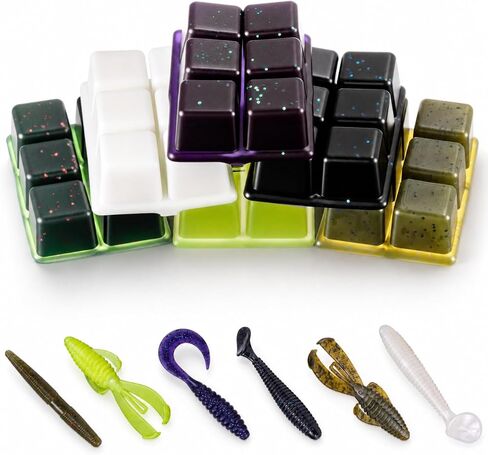 Thenshop Plastisol Fishing Lure Making Plastic Cubes in Kuwait