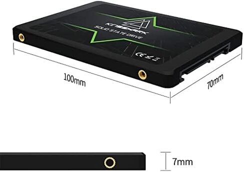 Kingshark SSD 2.5 SATA III 64GB High Performance Internal Solid State Drive for Desktop Laptop 5 Unit Package Pack [64GB(5 Packs),2.5-SATA3] in Kuwait
