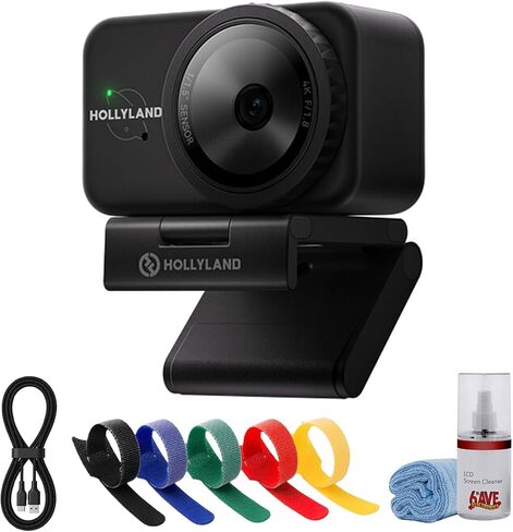 Hollyland Lyra 4K Webcam, UHD Streaming Camera with AI Tracking, Auto Framing and USB-C (Bundle) in Kuwait