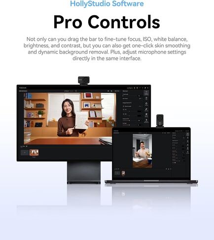 Hollyland Lyra 4K Webcam, UHD Streaming Camera with AI Tracking, Auto Framing and USB-C (Bundle) in Kuwait