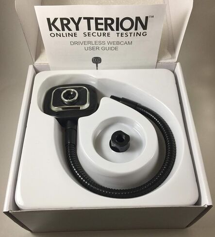 (Kriterion) Universal Webcam 30 FPS 640x480 Video with Stand and Flexible Neck, Mac or PC in Kuwait