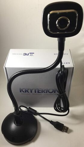 (Kriterion) Universal Webcam 30 FPS 640x480 Video with Stand and Flexible Neck, Mac or PC in Kuwait