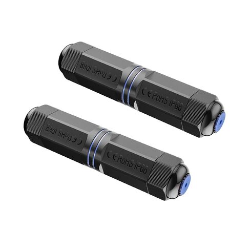 VCELINK CAT6 Waterproof RJ45 Coupler IP68 5.3" PoE Support, Blue, 2-Pack in Kuwait