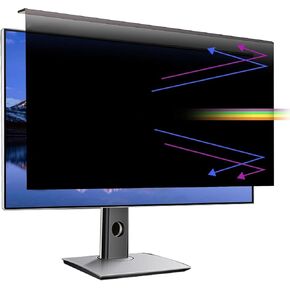 Acrylic Hanging 24 Inches Monitor Computer Privacy Screen Filter, Blue Light Filter, Removable and Easy Installation, 16:9 Widescreen Desktop Monitor in Kuwait