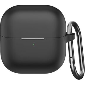 حافظة USTIYA لهاتف Huawei FreeClip 2 غطاء حماية لسماعات الرأس اللاسلكية لكامل الجسم من السيليكون الناعم مع سلسلة مفاتيح لسماعات الرأس Funda Carcasa (أسود) in Kuwait