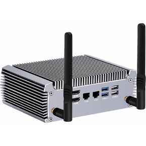 FakestarPC Fanless Mini PC, Ryzen 7 7730U Win 11, Dual LAN Mini Desktop Computer, NVMe DDR4 WiFi6, 2* HDMI, 5*USB, Gaming Office Home in Kuwait