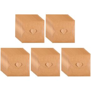 CD DVD Sleeves Envelopes Dust Isolation and Protection 50pcs Kraft Paper with Heart Button for Home and Cinema Storage in Kuwait