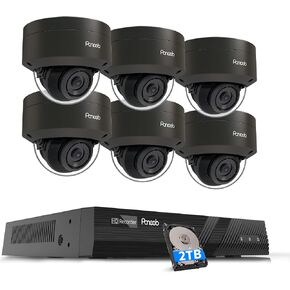 5MP Security Camera System PoE, 4K 8CH NVR 2TB HDD, PD54B0808-5M in Saudi Arabia