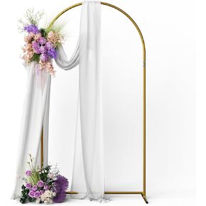 1 Set Portable 7.2FT Gold Metal Balloon Arch Stand for Decor in Kuwait