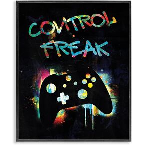 Control Freak Game Controller, 24 x 30 Inch Framed Giclée Print in Kuwait
