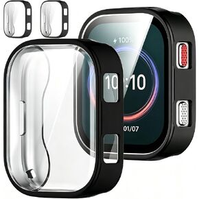 Rc-Z for Amazfit Bip Max Screen Protector Case(2Packs), Clear in Kuwait
