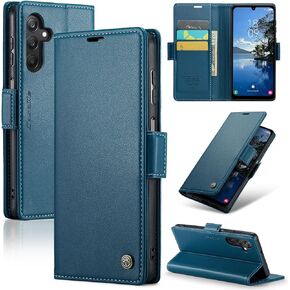 Compatible with Samsung Galaxy A23 Wallet Case, PU Leather Flip Cover with Kickstand Card Holder for Samsung Galaxy A23 6.6 inch (Black) in Kuwait