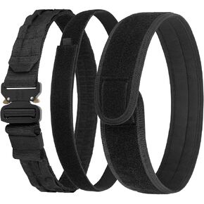 VISMIX Tactical Belt, Quick Release 1.75" MOLLE Battle Belt with Inner Belt and Anti-Slip Pad- Heavy Duty Battle Belts in Saudi Arabia