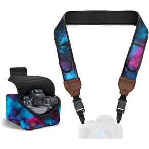 USA Gear Large Camera Sleeve (Galaxy) + Chest Harness Strap (Galaxy) - Bundle in Kuwait