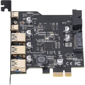 PCIe to USB 3.2 Card with 5 Ports in Kuwait