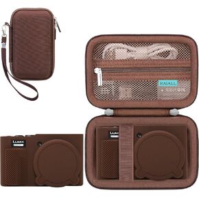 RAIALL Bundle Case for Panasonic LUMIX ZS99/ TZ99 Digital Camera, Black in Saudi Arabia