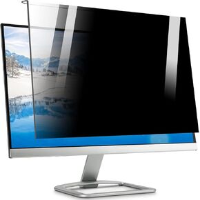 Acrylic Privacy Panel for Desk, 24 inch Hanging Removable Anti Glare Blue Light Computer Monitor Privacy Filter, Anti-Spy Privacy Protector for 16:9 Widescreen Monitor in Kuwait