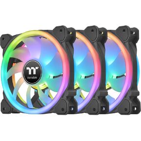 Thermaltake SWAFAN 14 RGB Radiator Fan TT Premium Edition 3 Pack, Swappable Fan Blade Design, Customizable air Flow Direction, 2000 RPM, CL-F138-PL14SW-A in Kuwait