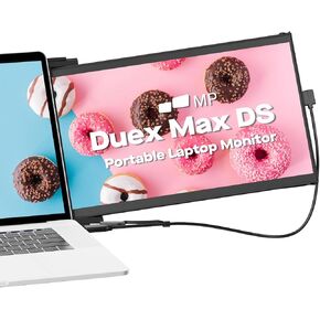 شاشة محمولة Duex Max DS مقاس 14.1 بوصة للكمبيوتر المحمول، ترقية 2026 بكسل للهاتف المحمول in Kuwait
