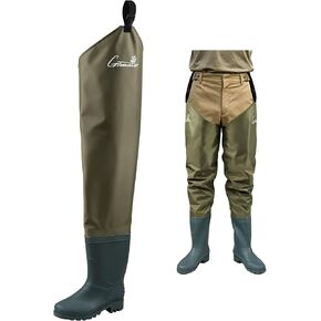 GREENWATER Bootfoot Hip Waders,Waterproof Hip Boots for Men Women in Kuwait