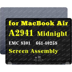 Replacement for MacBook Air M2 A2941 2023 LCD Assembly Midnight in Kuwait