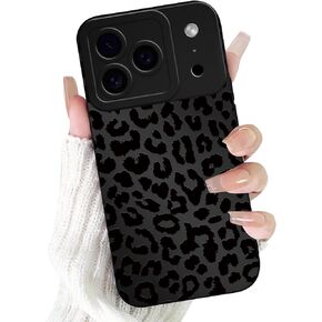 Cute Black Cheetah Print Phone Case for iPhone 16 6.1" in Kuwait