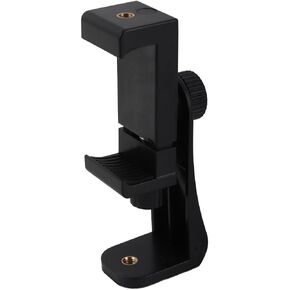 Phone Tripod Mount Adapter, Tripod Cell Phone Holder Universal Smartphone Mount Adapter Phone Holder Clip with 1/4 Inch Screw, Compatible for Cell Phone, Selfie Stick in Saudi Arabia