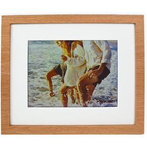 Cloud Canvas Cordless Digital Picture Frame, WiFi Photo Frame with Rechargeable Battery, Wireless App-Controlled Display for Photos & Memories, 10", Wood in Kuwait