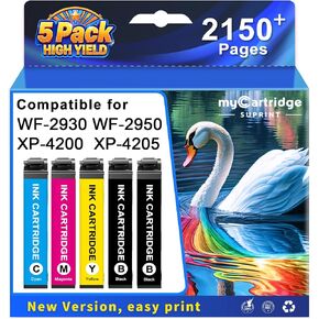 MC SUPRINT Remanufactured Ink Cartridge Replaced for Epson 232XL 5 Pack in Kuwait
