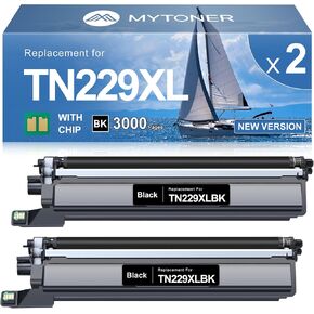 MYTONER TN229XL Black Toner Cartridge 2 Pack for MFC-L3780CDW MFC-L3720CDW in Saudi Arabia