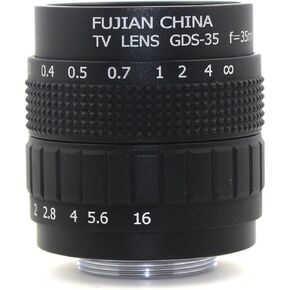 Microscope Camera, HD 35mm F/1.7 Industrial Vision Camera Lens Professional C Mount CCTV Material Metal Case in Saudi Arabia