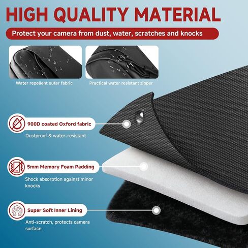 Travel Case for OM SYSTEM OLYMPUS Tough TG-7 TG-6 Camera Pouch in Kuwait