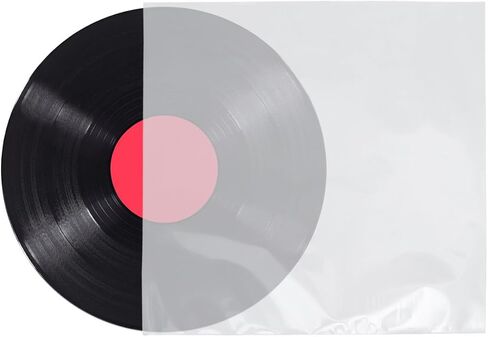 30pcs Vinyl Record Sleeves 12 Inch Flat Bags Made of Cpp Material Thickened and Widened Design to Reduce Friction and Wear for Easy Insertion and Protection in Kuwait