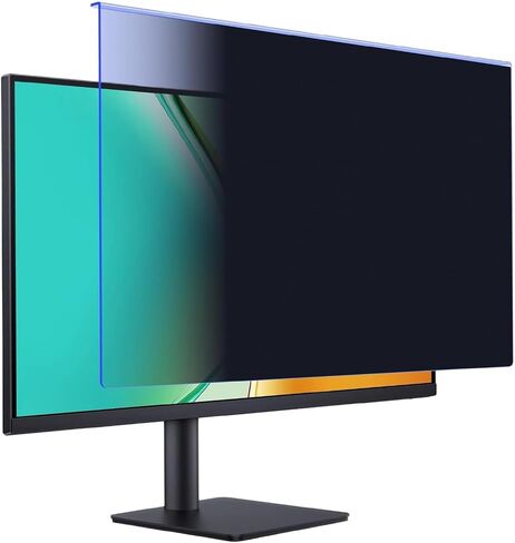 Hanging Privacy Screen Filter for 24 inch Desktop Computer Monitor, Glare Blue Light Blocking Screen Protector Cover for 16:9 Widescreen PC ​Monitor in Kuwait