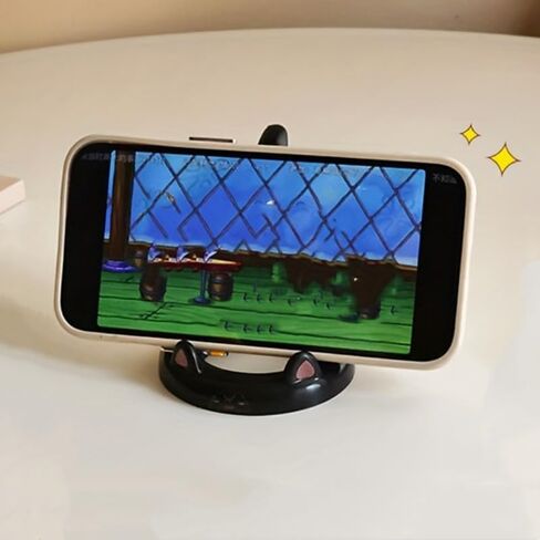 Cute Cat White Phone Stand Holder Design Phone Stand for Desk Cell Phone Table Holder,Desktop Cute Cat Stand in Kuwait