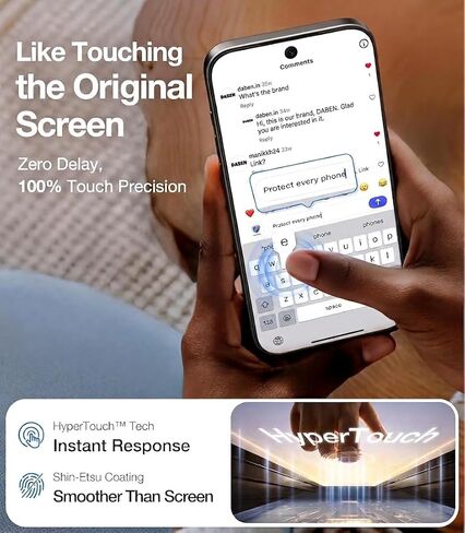 DABEN Screen Protector for Google Pixel 11/11 Pro/10/10 Pro, 2 Pack in Kuwait