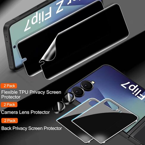 IMBZBK Privacy Screen Protector for Samsung Galaxy Z Flip 7 in Kuwait