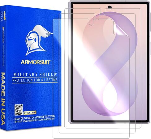 ArmorSuit 3 Pack for Samsung Galaxy Z Fold 8 Front Screen Protector Case Friendly MilitaryShield HD Clear Film - Made in USA in Kuwait