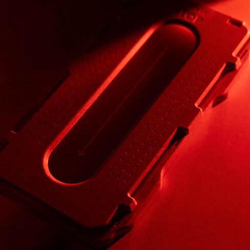 BodyGuardz Red Light Converter Screen Protector – Passive Red Light Therapy for Face - Promotes Better Sleep, Healthier Skin, Reduced Eye Strain – 9H Tempered Glass, Easy Install (iPhone 17 Pro Max / 16 Pro Max) in Kuwait