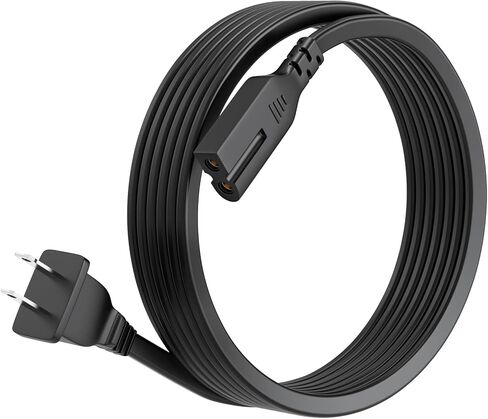 2 Prong AC Power Cord Cable Compatible with Insignia NS-B4111 NSB4111 NS-B2114 NS-84111 CD Radio Boombox Polarized Power Cord UL Listed in Kuwait